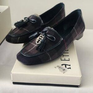 Etienne Aigner Vita Plaid Bow Front Loafer